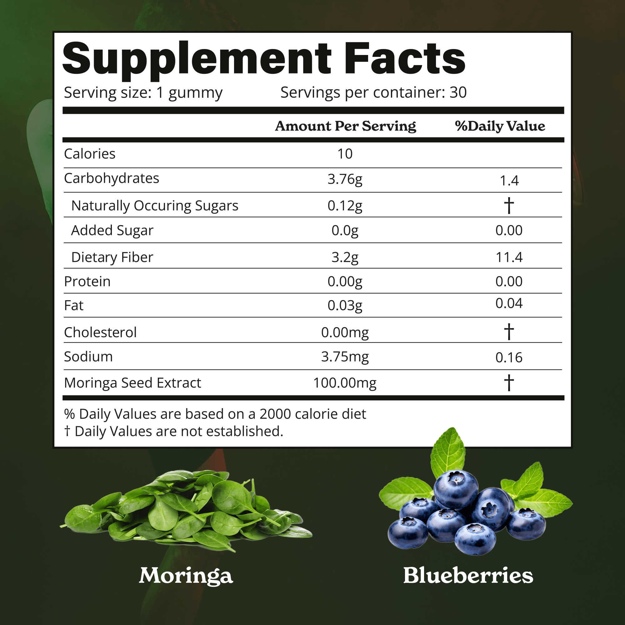 Moringa Seed Extract Gummies