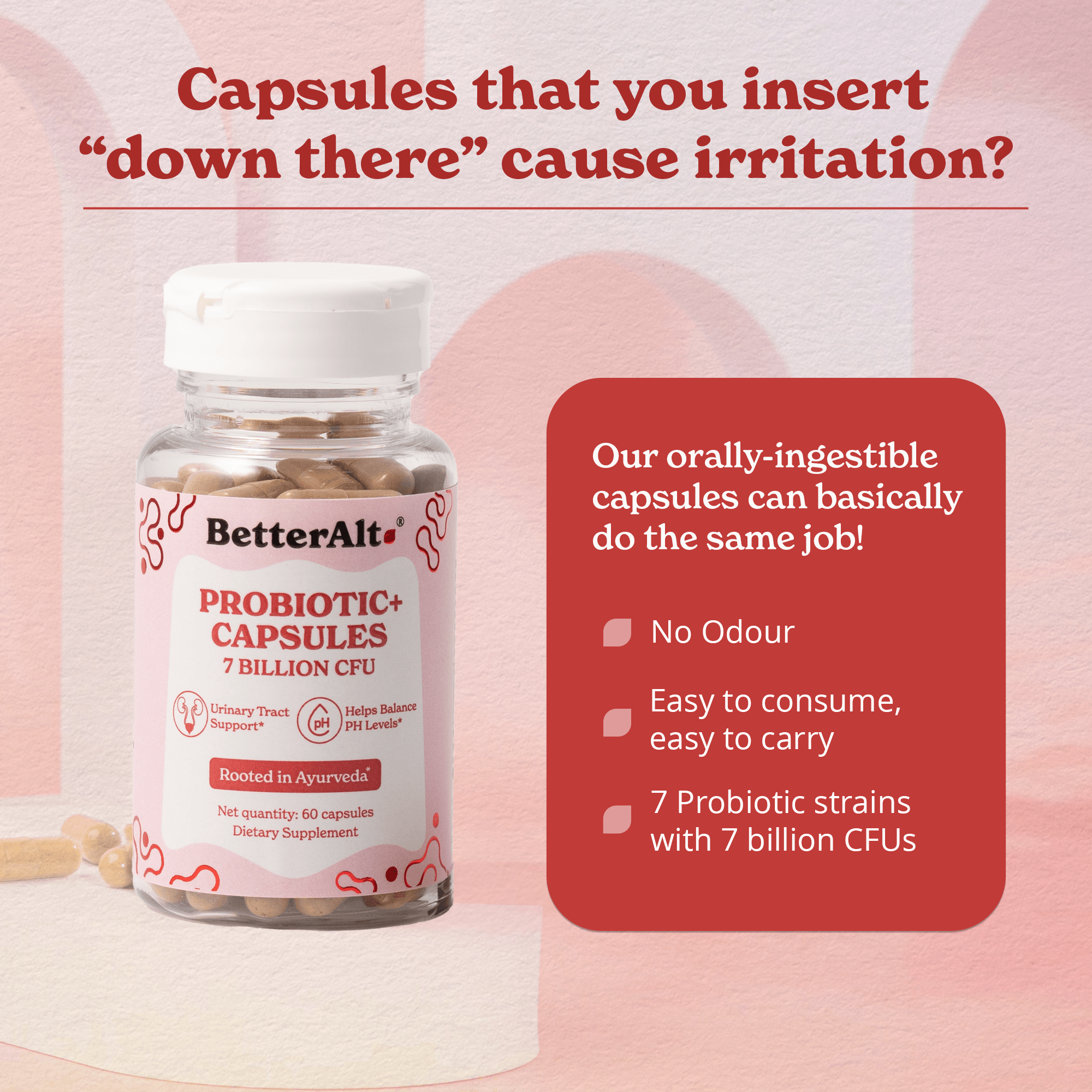 Probiotic+ Capsules (7 Billion CFUs)