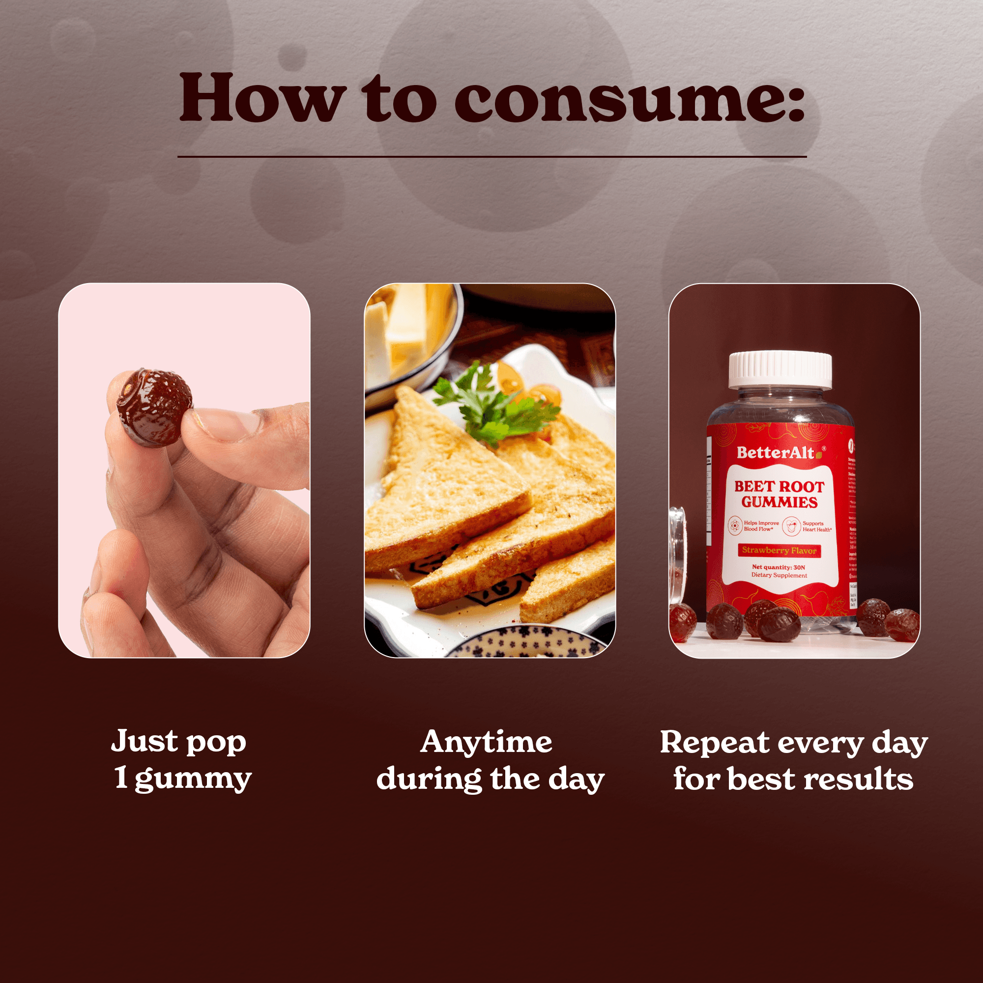 Beet Root + Moringa Gummies