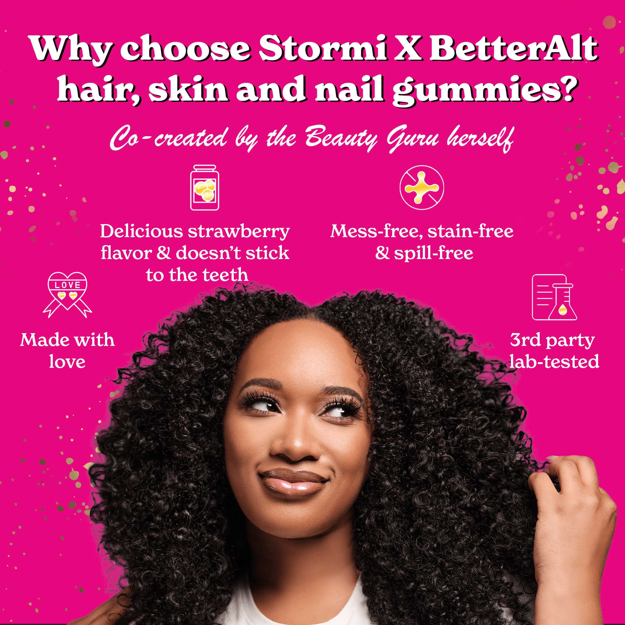 Stormi x BetterAlt | Hair Skin and Nail Gummies |