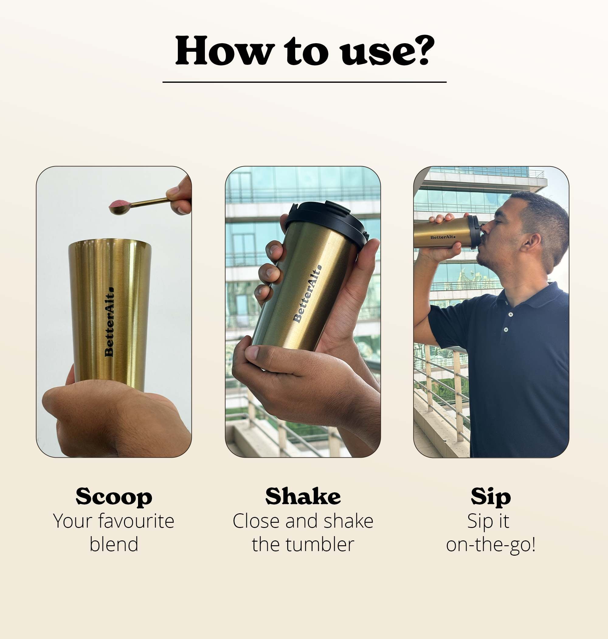 Himalayan Shilajit Resin & Insulated, Stainless Steel Tumbler