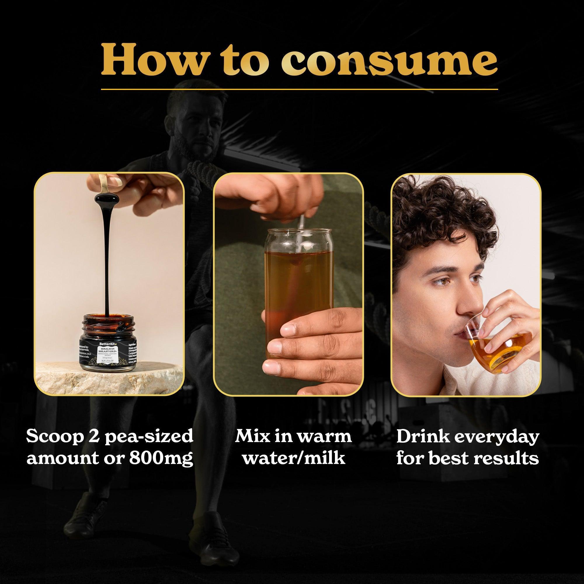 GOLD+ Cordyceps Shilajit Resin