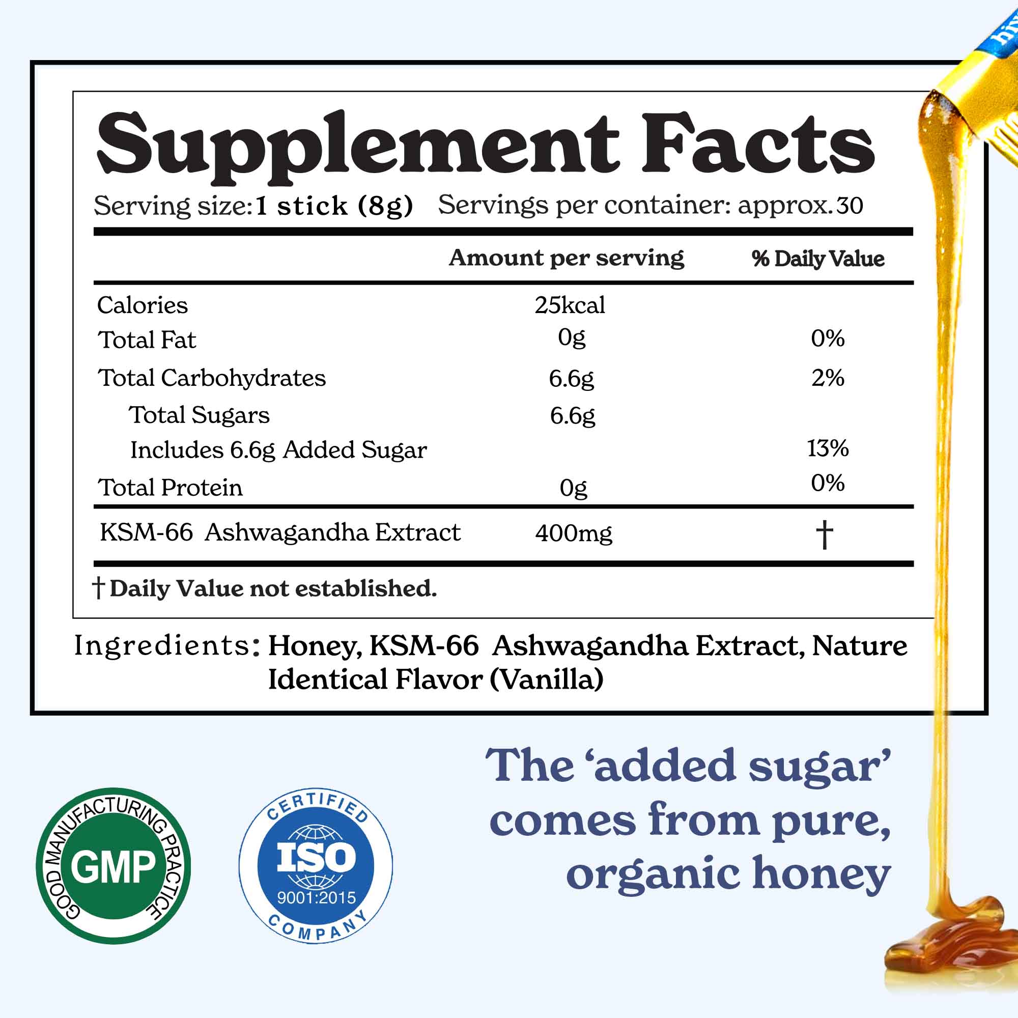 KSM-66 Ashwagandha Honey Sticks