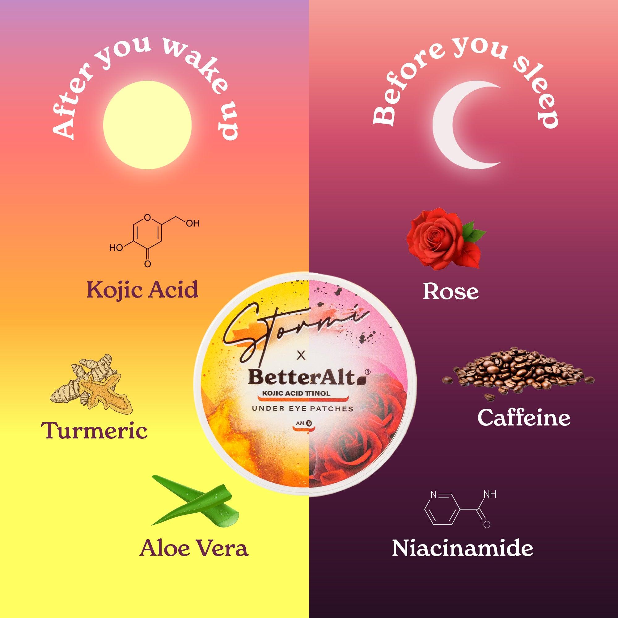 Stormi x BetterAlt | Under Eye Patches | AM patches & PM patches
