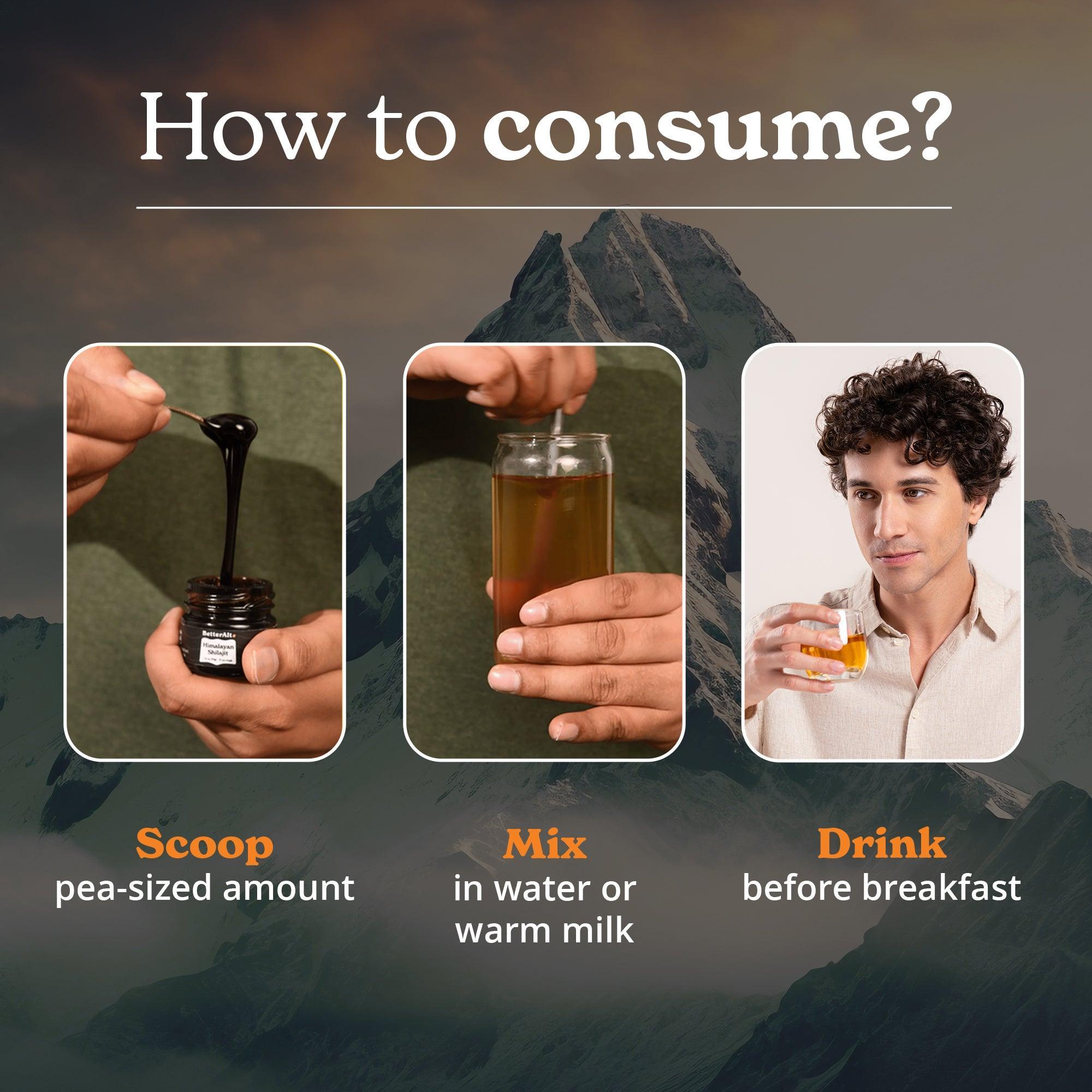 Himalayan Shilajit Resin & Insulated, Stainless Steel Tumbler