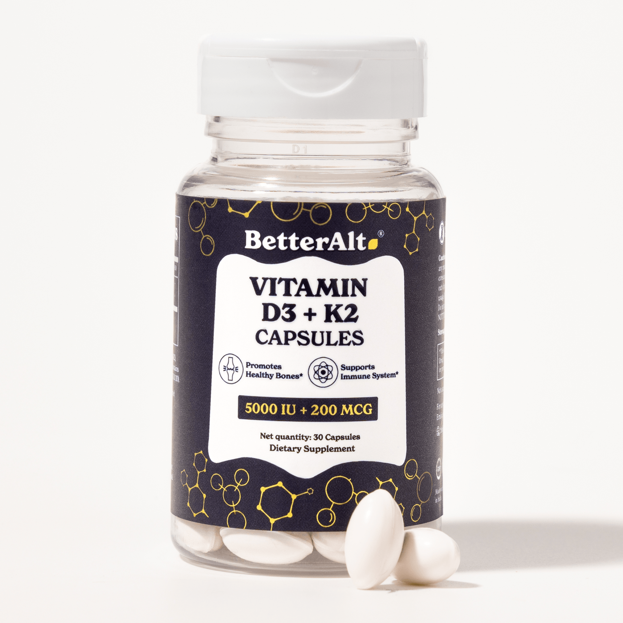 Vitamin D3 + K2 Capsules