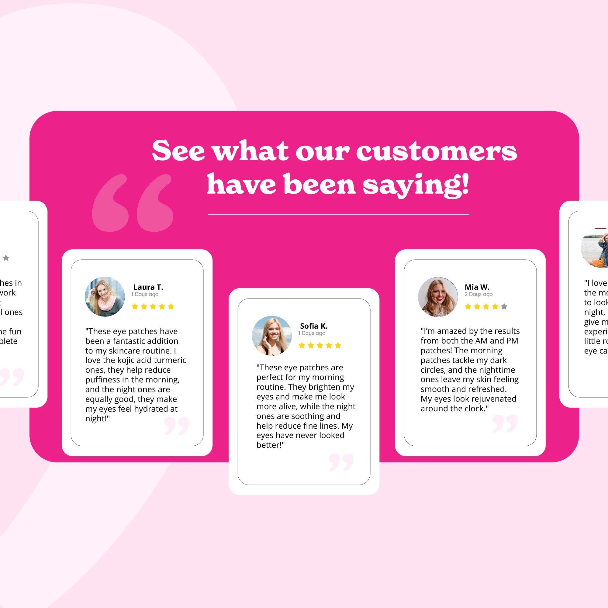 Stormi x BetterAlt | Under Eye Patches | AM patches & PM patches