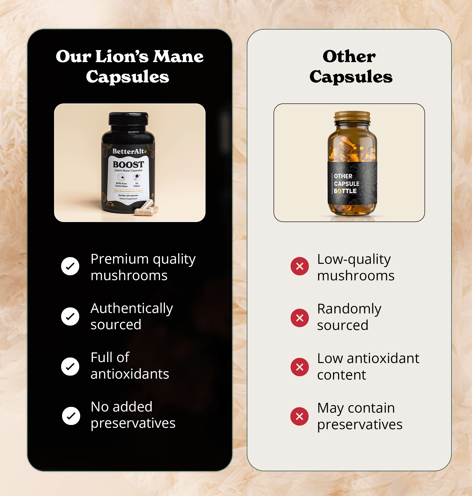 Lion's Mane Mushroom Capsules