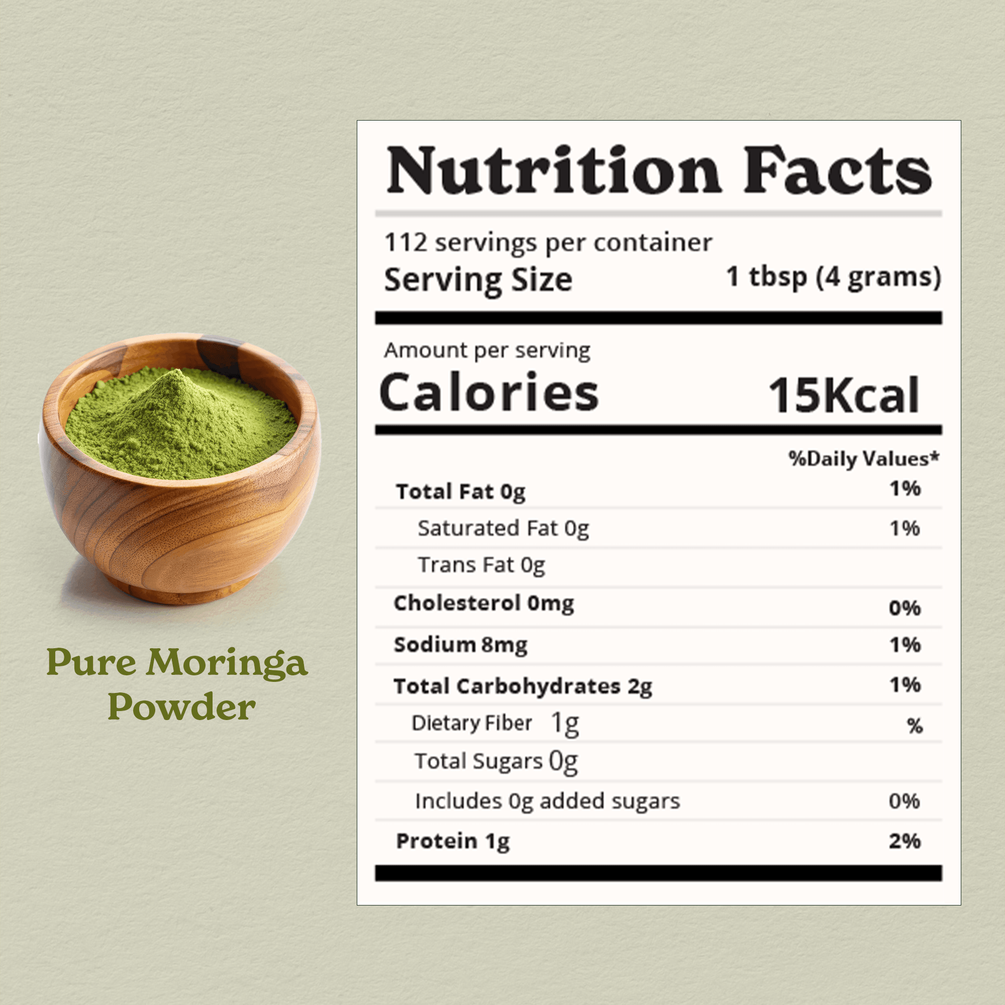 Organic Moringa Powder