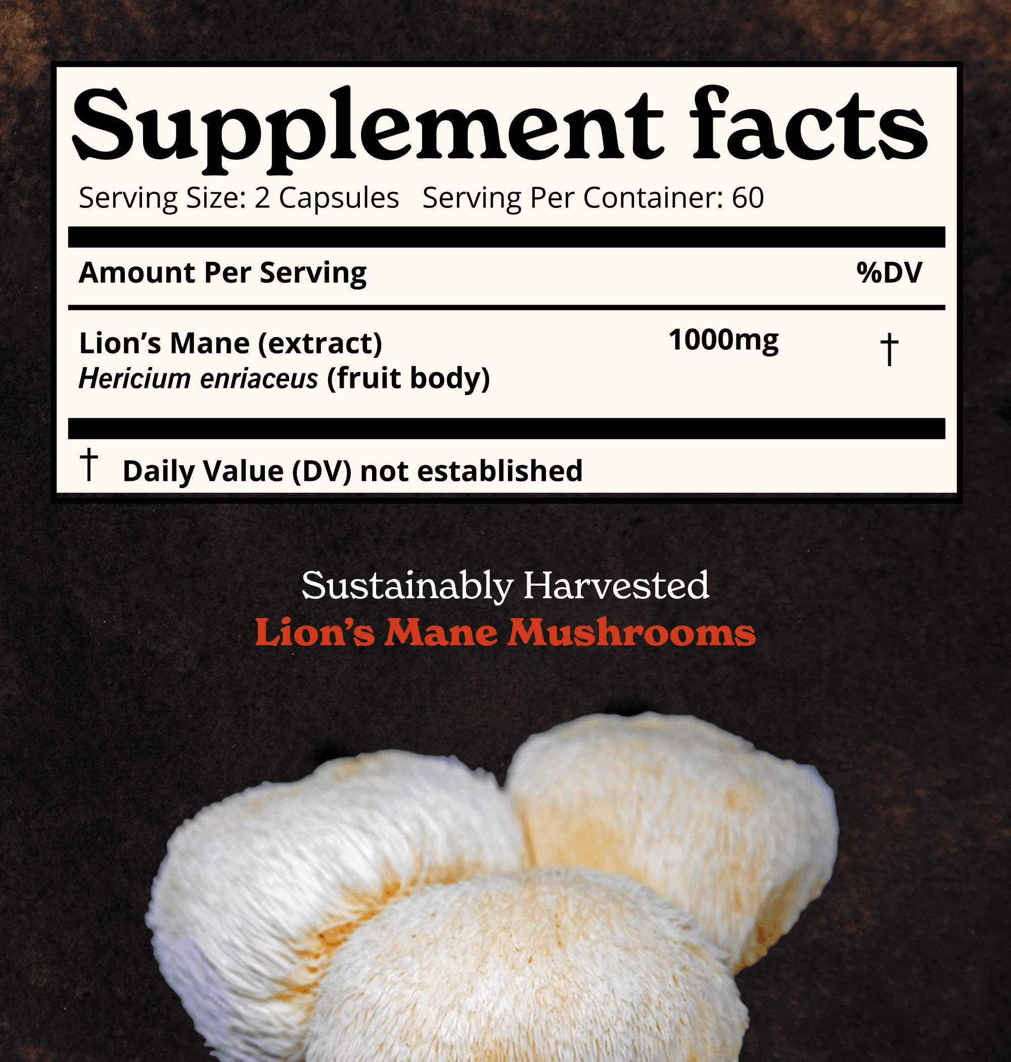 Lion's Mane Mushroom Capsules