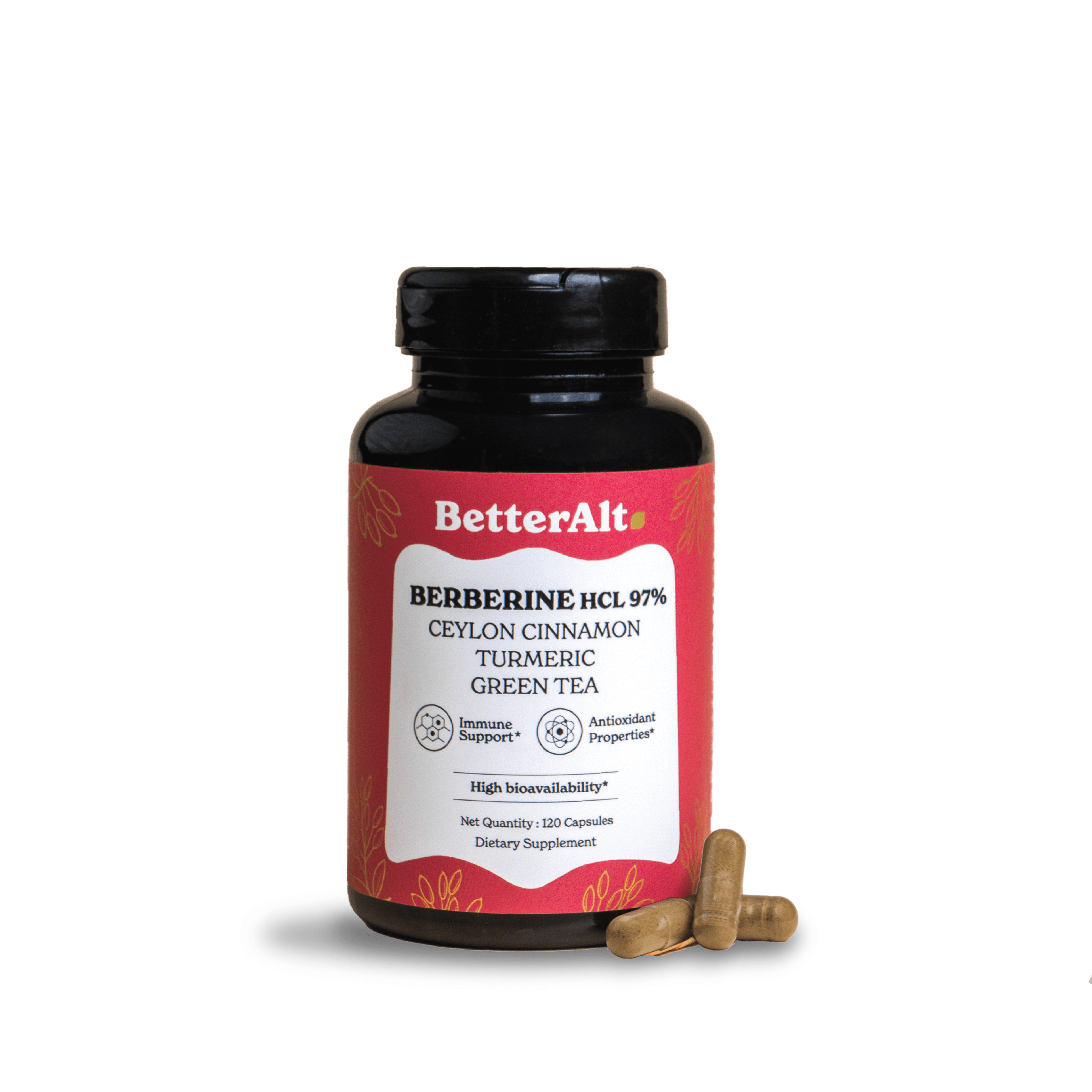 Berberine HCL 97% Capsules